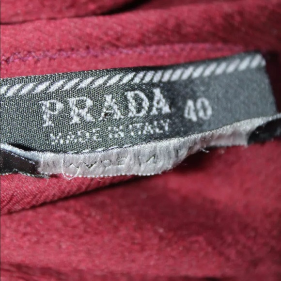 Prada runway lip print iconic Sz 40 top SS 2001 - Picture 6 of 7